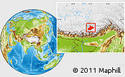 Physical Location Map of Comai
