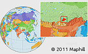 Political Location Map of Comai