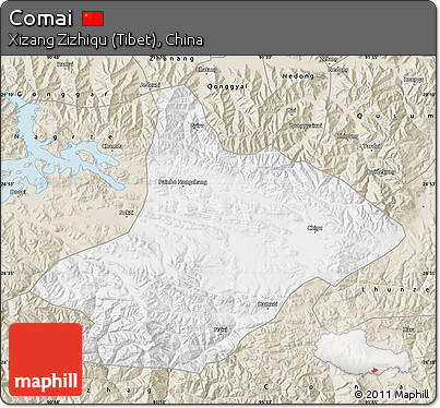 Classic Style Map of Comai