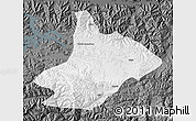 Physical Map of Comai, darken