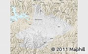 Physical Map of Comai, shaded relief outside
