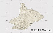Shaded Relief Map of Comai, cropped outside