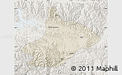 Shaded Relief Map of Comai, lighten