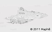 Physical Panoramic Map of Comai, cropped outside