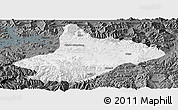 Physical Panoramic Map of Comai, darken