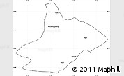 Blank Simple Map of Comai, cropped outside