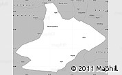 Gray Simple Map of Comai