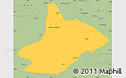 Savanna Style Simple Map of Comai