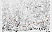 Physical 3D Map of Cona, lighten, desaturated