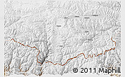 Physical 3D Map of Cona, lighten