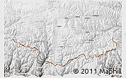 Physical 3D Map of Cona, lighten, semi-desaturated