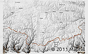 Physical 3D Map of Cona, semi-desaturated
