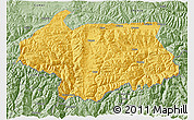 Savanna Style 3D Map of Cona