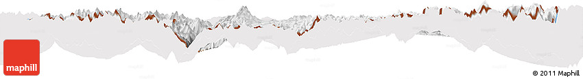Physical Horizon Map of Cona, cropped outside