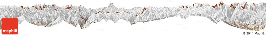 Physical Horizon Map of Cona, lighten