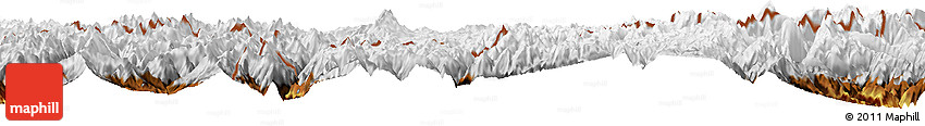 Physical Horizon Map of Cona