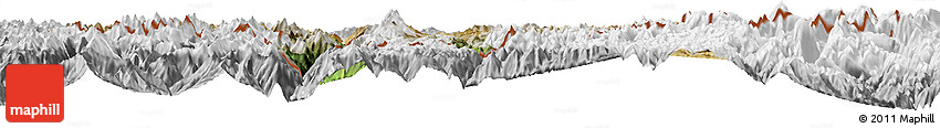Satellite Horizon Map of Cona, lighten, desaturated