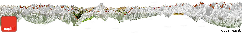 Satellite Horizon Map of Cona, lighten