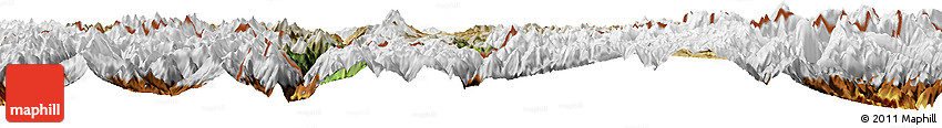 Satellite Horizon Map of Cona, physical outside
