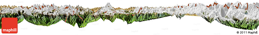 Satellite Horizon Map of Cona