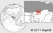 Blank Location Map of Cona, highlighted country, highlighted parent region