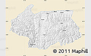 Classic Style Map of Cona, single color outside
