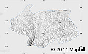 Physical Map of Cona, single color outside