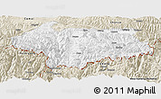 Classic Style Panoramic Map of Cona