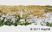 Satellite Panoramic Map of Cona