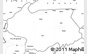 Blank Simple Map of Cona
