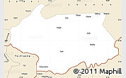 Classic Style Simple Map of Cona