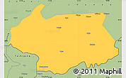 Savanna Style Simple Map of Cona