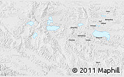 Physical 3D Map of Coqen, lighten, desaturated