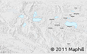 Physical 3D Map of Coqen, lighten, semi-desaturated
