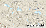 Shaded Relief 3D Map of Coqen