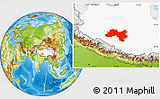 Physical Location Map of Coqen, highlighted parent region