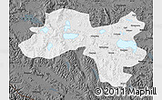 Physical Map of Coqen, darken