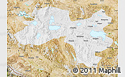 Physical Map of Coqen, satellite outside