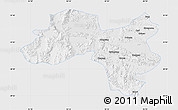 Physical Map of Coqen, single color outside