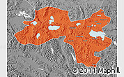 Political Map of Coqen, desaturated