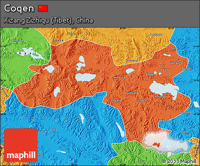 Political Map of Coqen