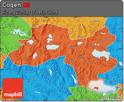Political Map of Coqen