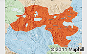 Political Map of Coqen, lighten