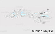Physical Panoramic Map of Coqen, cropped outside