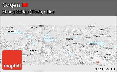 Physical Panoramic Map of Coqen