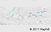 Physical Panoramic Map of Coqen, lighten, semi-desaturated