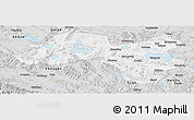 Silver Style Panoramic Map of Coqen