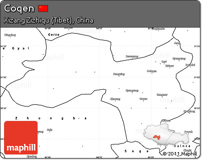 Blank Simple Map of Coqen