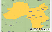 Savanna Style Simple Map of Coqen