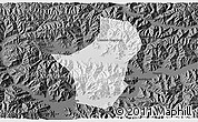 Physical 3D Map of Dagze, darken
